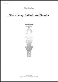 Strawberry Ballade and Samba Concert Band sheet music cover Thumbnail